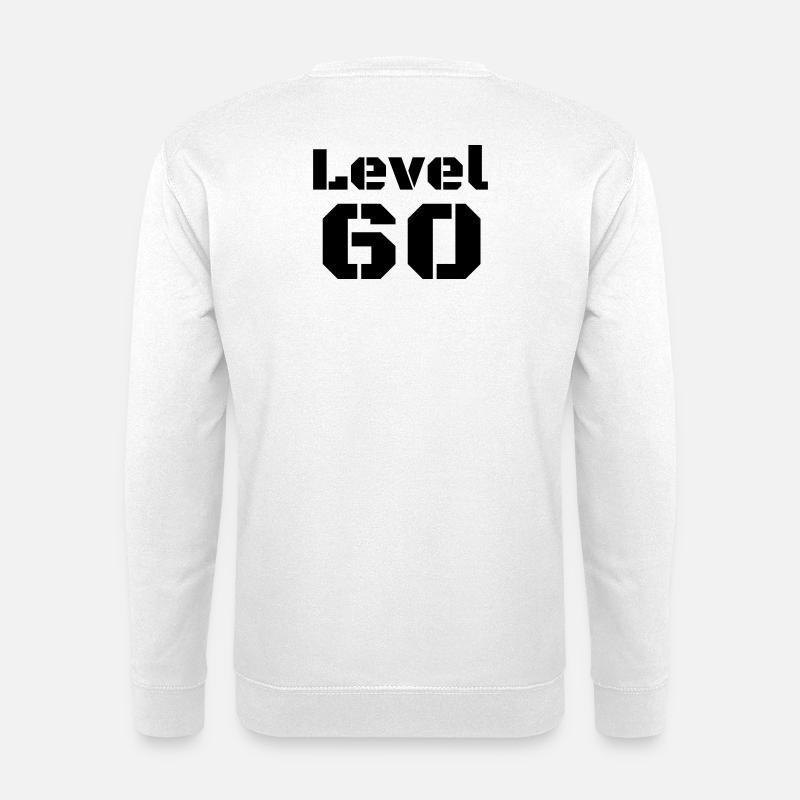 Level 60 - Unisex Pullover - Weiß