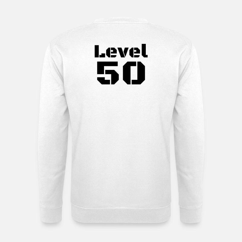 Level 50 - Unisex Pullover - Weiß