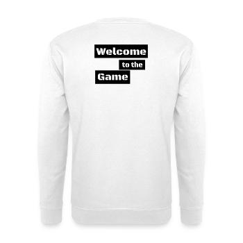 BIENVENUE DANS LE JEU - Sweat-shirt Unisexe - blanc - Dos