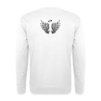 Wings Wings Angel Wings Flying - Unisex Sweatshirt - white - Back