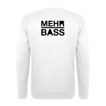Plus basse - Sweat-shirt Unisexe - blanc - Dos