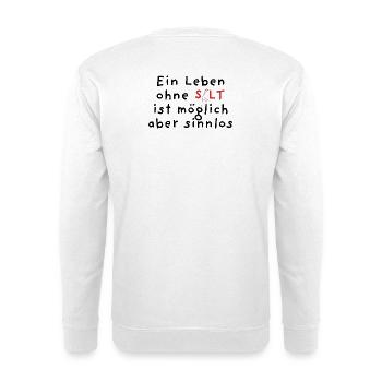 Ein Leben ohne Sylt ist möglich aber sinnlos - Unisex Pullover - Weiß - Hinten - Michal (187cm)