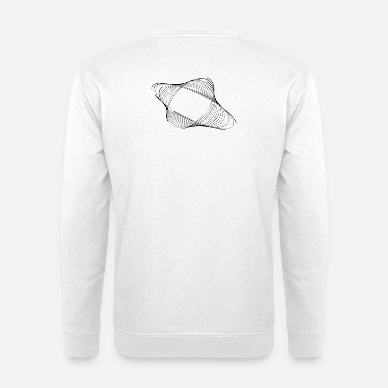 The extra imperfect geometric shape - Unisex Sweatshirt - white