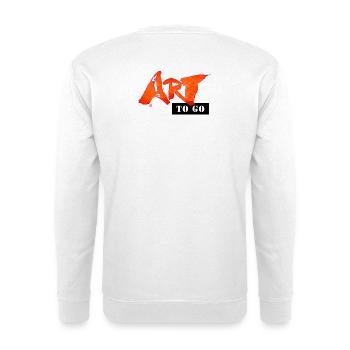 250609 ART to go - Unisex Pullover - Weiß - Hinten
