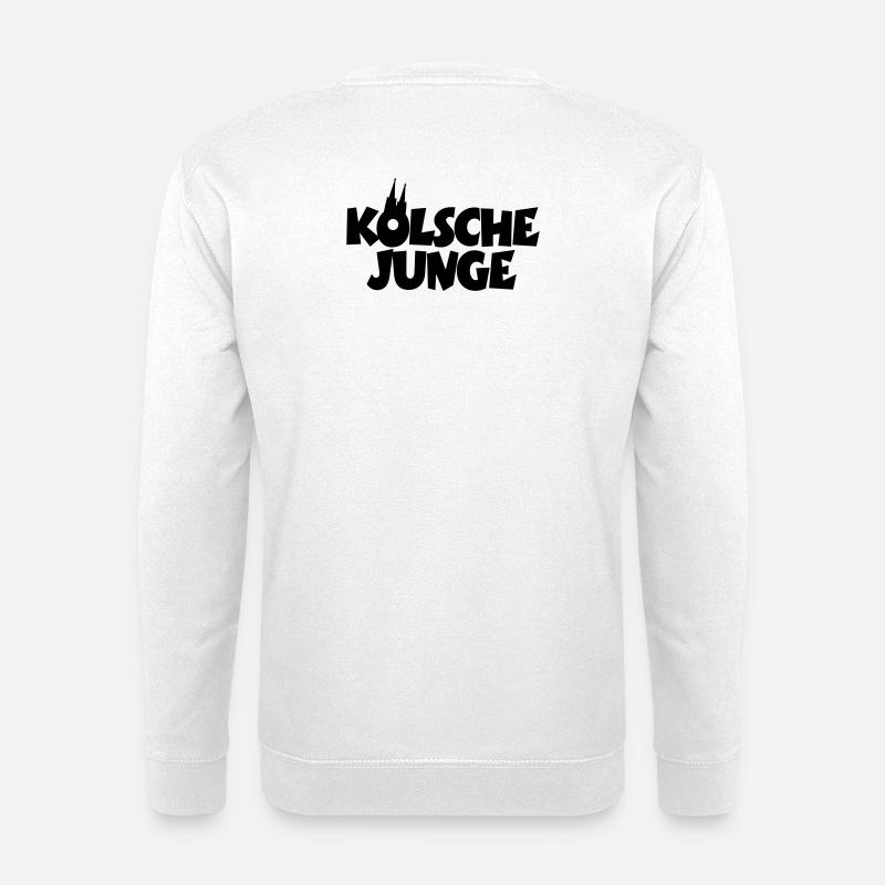 Kölsche Junge - Kölner Jungs aus Köln - Unisex Pullover - Weiß