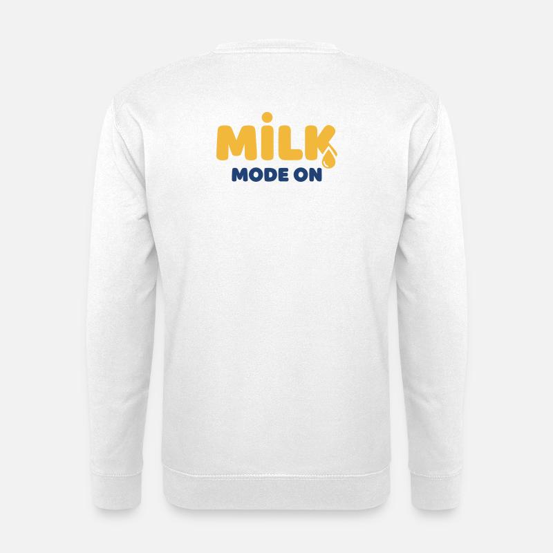 Active Milk Mode - Unisex Sweatshirt - white