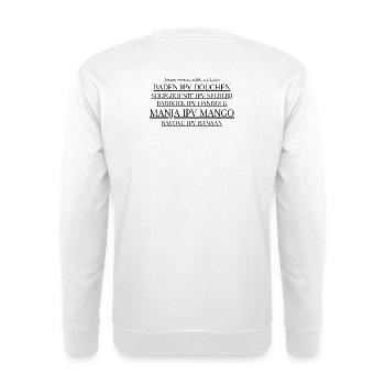 Les Surinamais sont comme - Sweat-shirt Unisexe - blanc - Dos