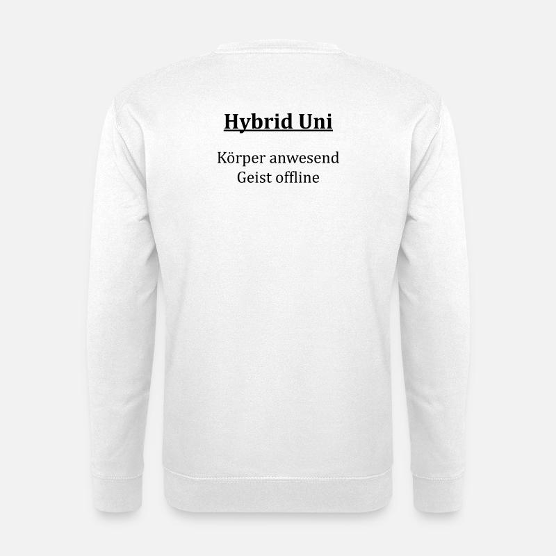 Unispruch "Hybrid Uni" Gift, Students - Unisex Sweatshirt - white