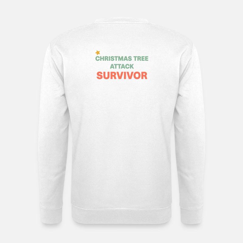 Survivor Weihnachtsbaum - Unisex Pullover - Weiß