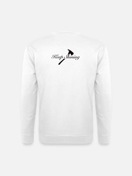 Continue de briller - Sweat-shirt Unisexe - blanc