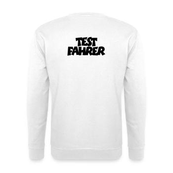Testfahrer - Unisex Pullover - Weiß - Hinten