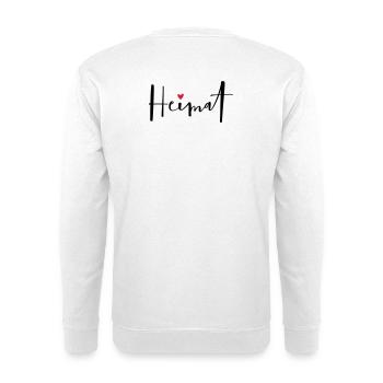 Home I Home At Home Heart Gift - Unisex Sweatshirt - white - Back