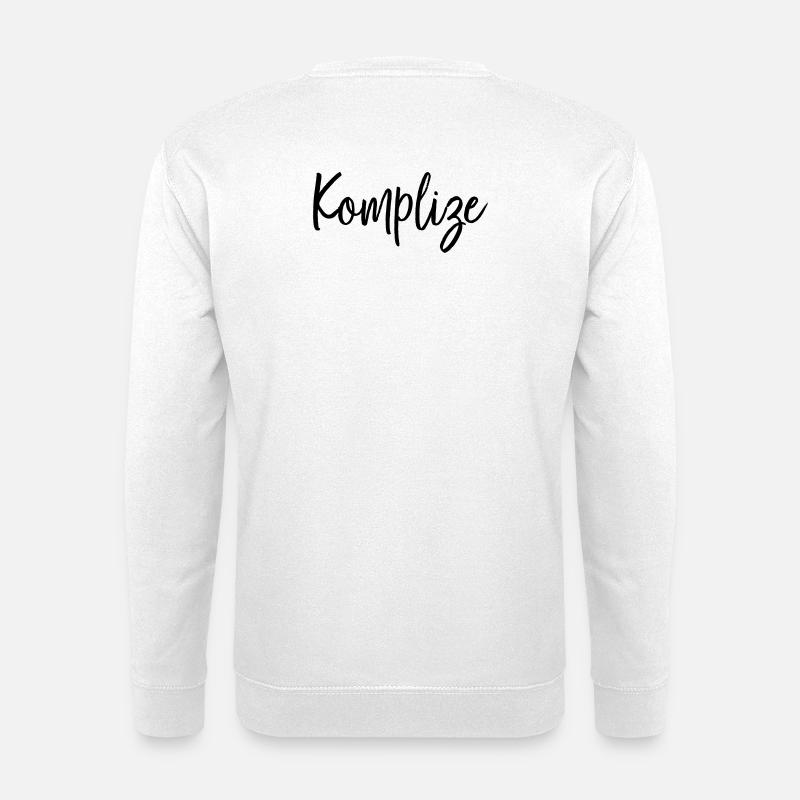 Komplize Freund Partner Geschenk - Unisex Pullover - Weiß