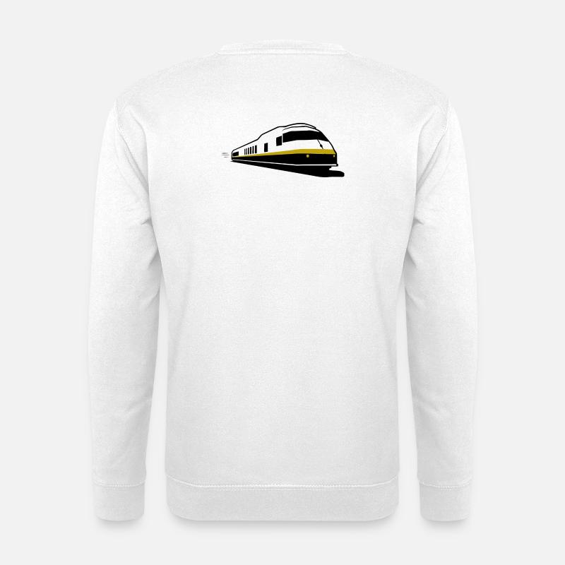 TRAIN - Train - Chemin de fer - Unisex Sweatshirt - white