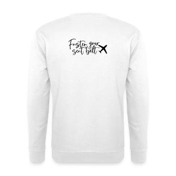 Jeûner votre ceinture - Sweat-shirt Unisexe - blanc - Dos