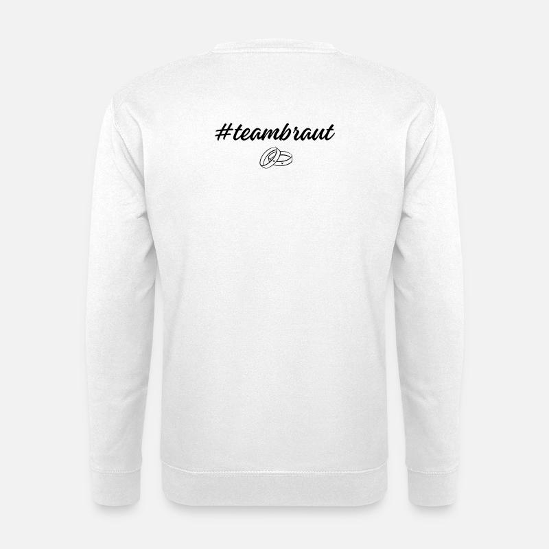 Team Bride Shirt- jga, Bachelorette Party - Unisex Sweatshirt - white