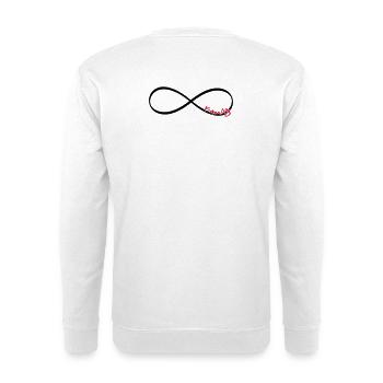 Unendlichkeitszeichen Family -Geschenk Liebe - Unisex Pullover - Weiß - Hinten