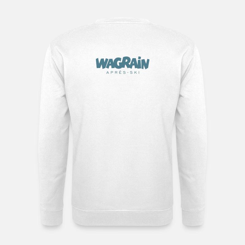 Wagrain Après-Ski Wintersport (Blau) - Unisex Pullover - Weiß