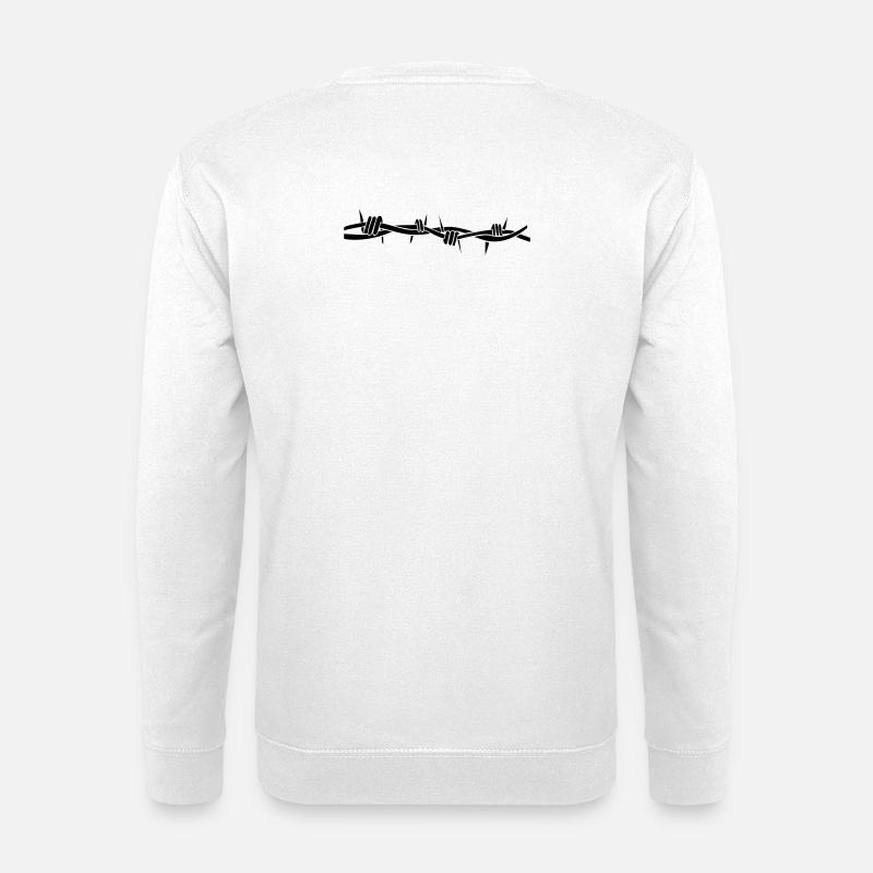 stacheldraht - Sweat-shirt Unisexe - blanc