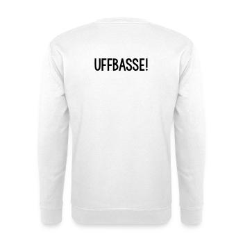 UFFBASSE Dialekt badisch - Unisex Pullover - Weiß - Hinten