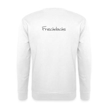 Frechdachs Kind Kleinkind frech Geschenk - Unisex Pullover - Weiß - Hinten
