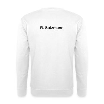 R. Satzmann - Unisex Pullover - Weiß - Hinten