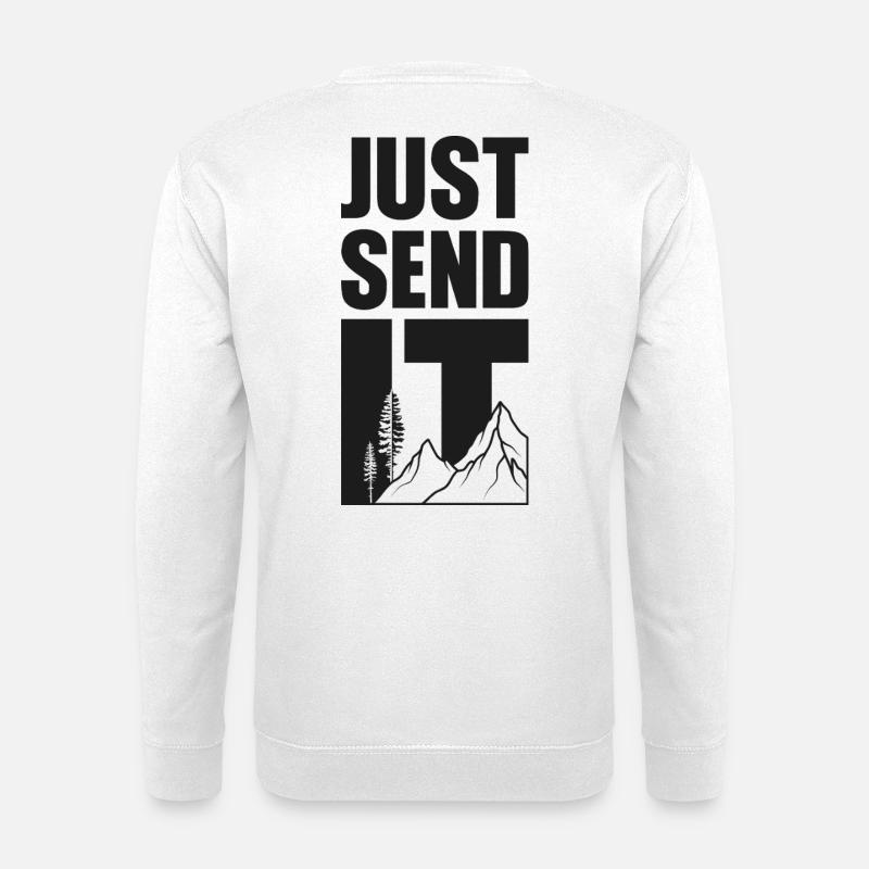Just Send It - Black - Unisex Sweatshirt - white
