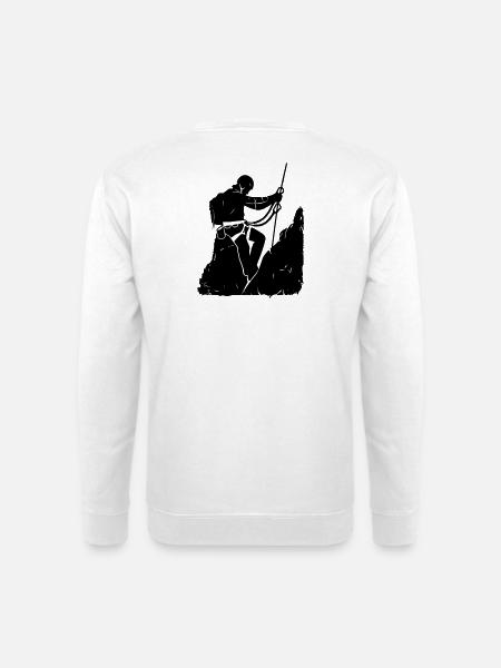 Via Ferrata Adventure – Via Ferrata Design - Unisex Sweatshirt - white