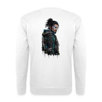 Japanese Universe - Modern Samurai - Unisex Sweatshirt - white - Back