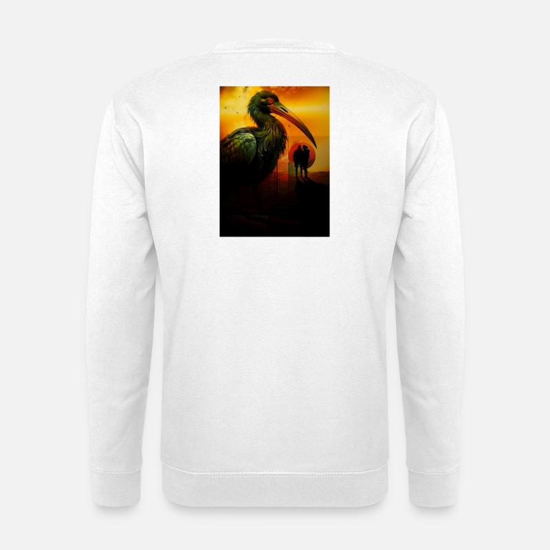 Vogel - Unisex Pullover - Weiß