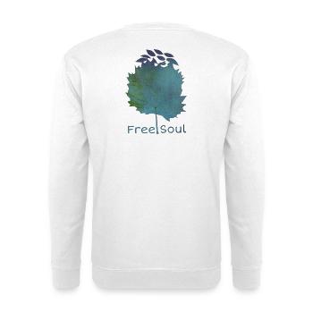 Be Nature - Unisex Sweatshirt - white - Back