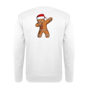 Christmas, Merry Christmas, Christmas Cookie - Unisex Sweatshirt - white - Back