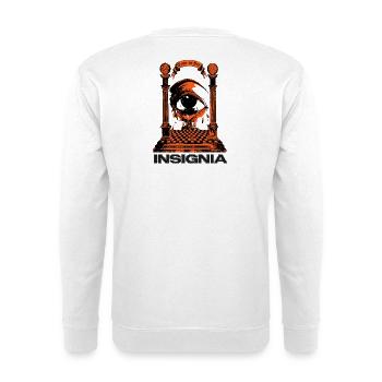 Point de repère occulte – des yeux qui voient - Sweat-shirt Unisexe - blanc - Dos