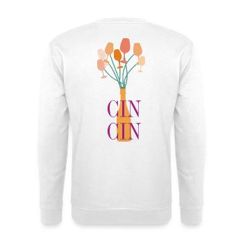 Aperitif Typography - Unisex Sweatshirt - white - Back