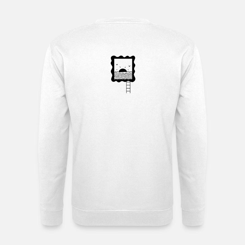 Fenster zum Meer - Unisex Pullover - Weiß