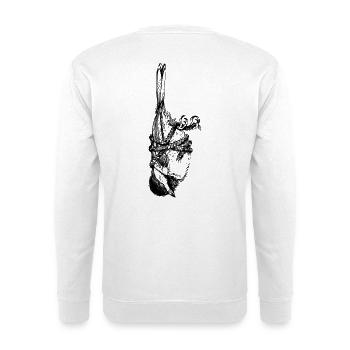 Bird Invert - Unisex Sweatshirt - white - Back
