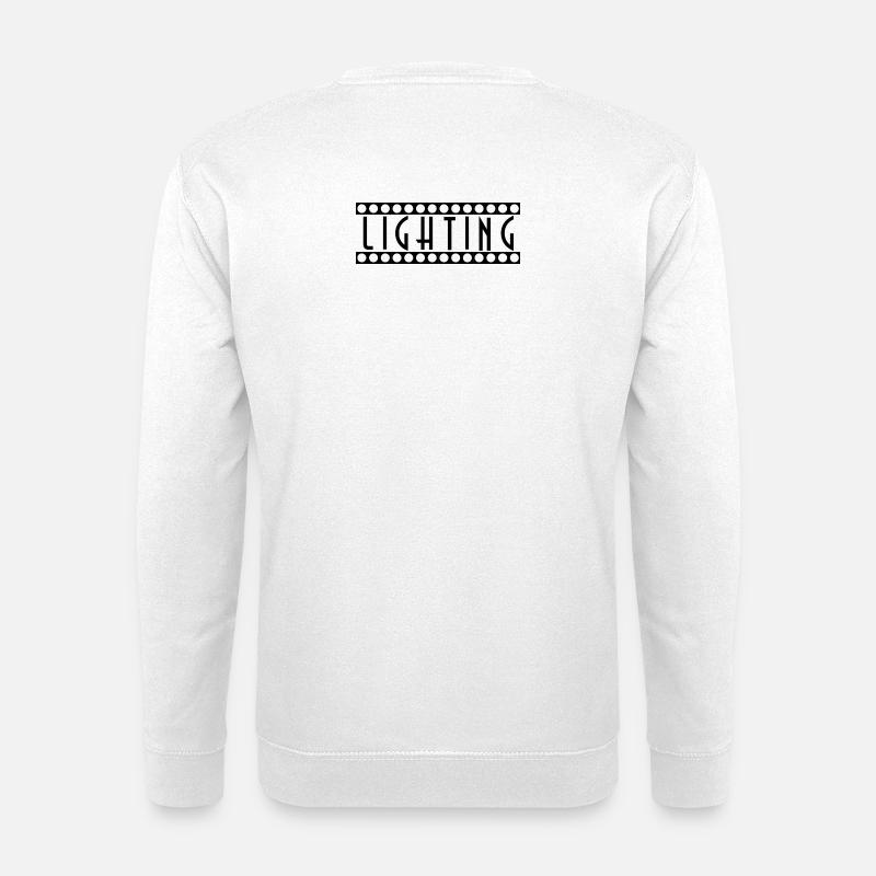 Beleuchtung - Unisex Pullover - Weiß