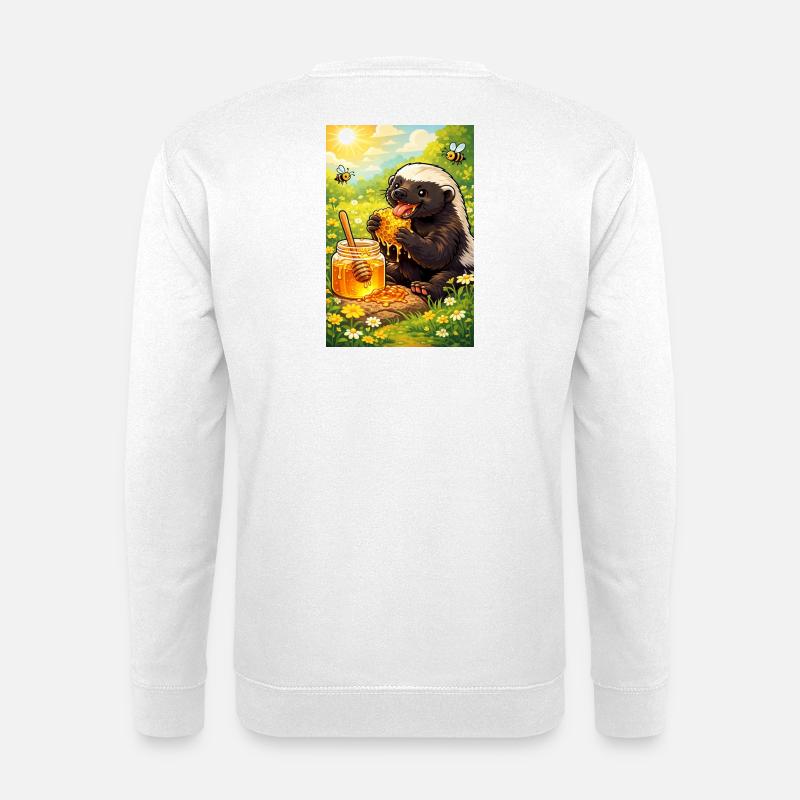 Honeybager - Unisex Pullover - Weiß