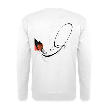 Tanz der Linien - Unisex Pullover - Weiß - Hinten