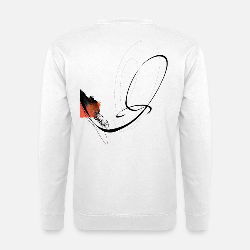 Tanz der Linien - Unisex Pullover - Weiß
