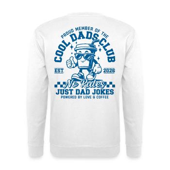 Cool Dads Club - Dad 2026 Gift - Unisex Sweatshirt - white - Back