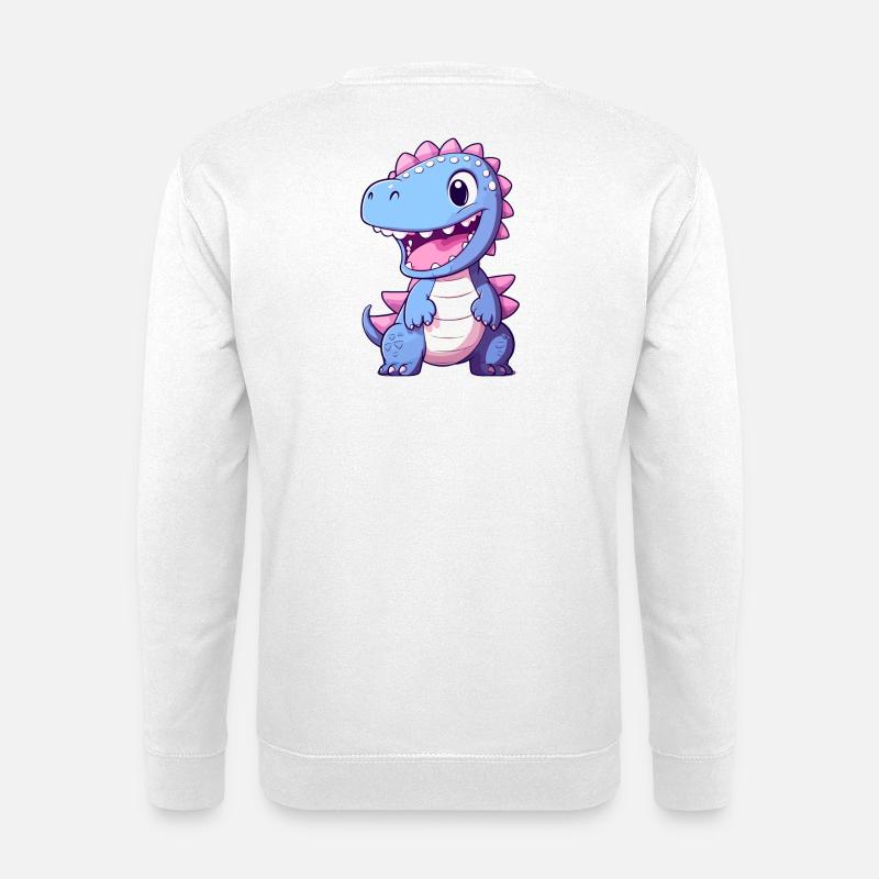 Dinosaurier, Dino, Fossil - Unisex Pullover - Weiß