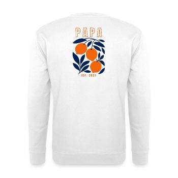 Papa 2027 - Unisex Pullover - Weiß - Hinten