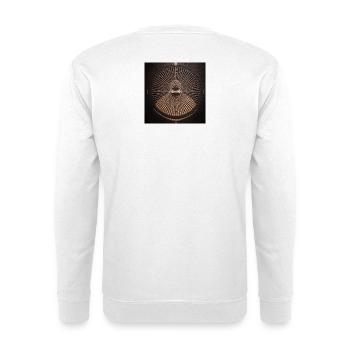 The Mandala of the Pearl Ring - Unisex Sweatshirt - white - Back