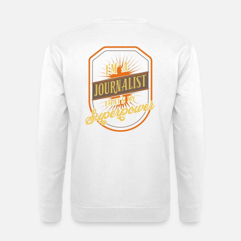 journalist - Unisex Sweatshirt - white