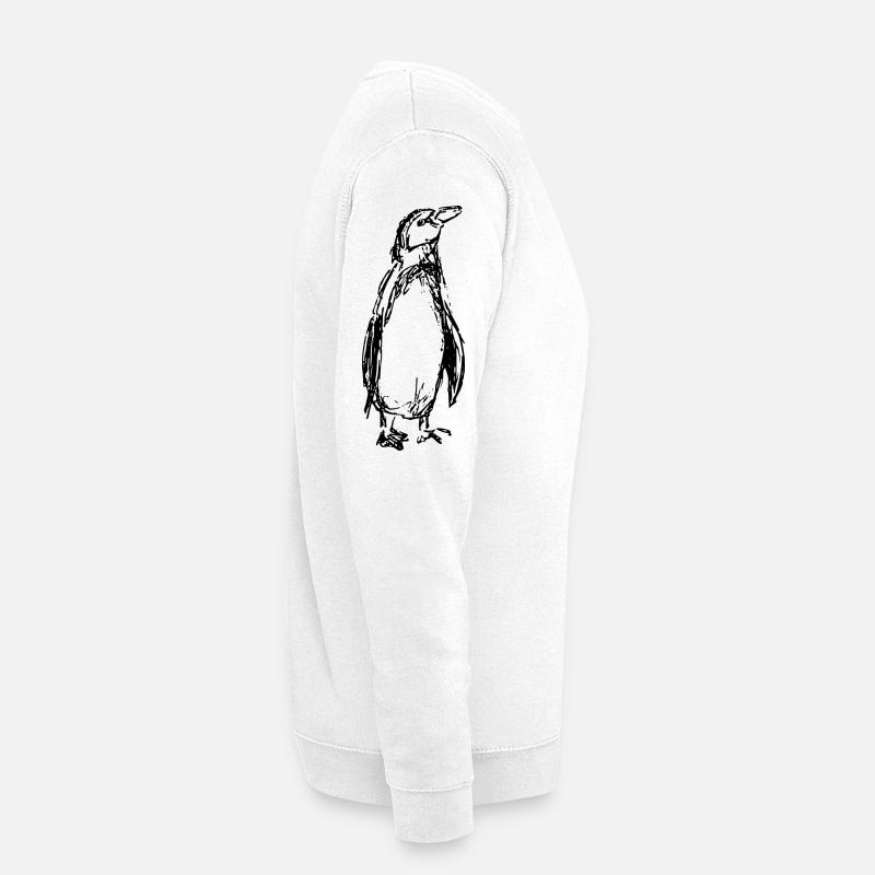 penguin - Unisex Sweatshirt - white