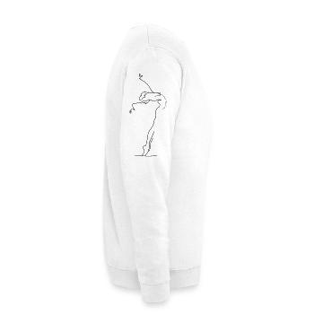 Danse - Sweat-shirt Unisexe - blanc - Droite