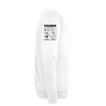 Predictions for 2026, future mama, future dad - Unisex Sweatshirt - white - Right