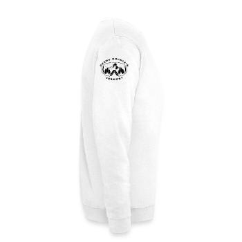 Okemo Vermont Mountain - Unisex Sweatshirt - white - Right