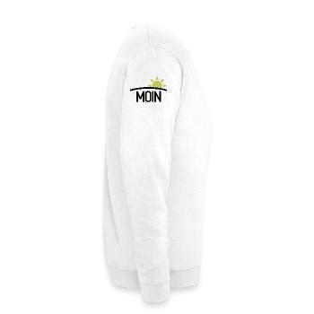 Moin Guten Morgen Sonne - Unisex Pullover - Weiß - Rechts